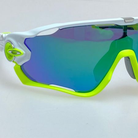  OAKLEY オークリー JAWBREAKER 程度B サングラス ホワイト×イエロー