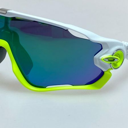  OAKLEY オークリー JAWBREAKER 程度B サングラス ホワイト×イエロー