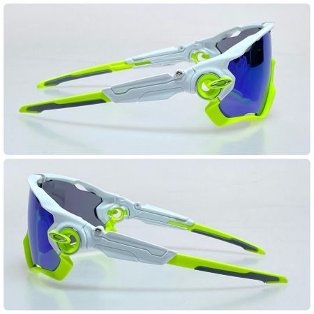  OAKLEY オークリー JAWBREAKER 程度B サングラス ホワイト×イエロー