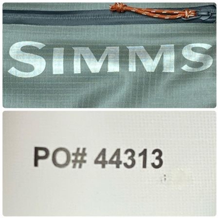  SIMMS フィッシングバッグ ドライクリーク 程度B グレー