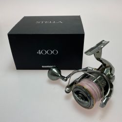 §§ SHIMANO シマノ 18ステラ 4000 3808.0 スピニングリール 程度B キズ有 Bランク