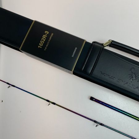  SHIMANO シマノ 23ワールドシャウラリミテッド 1652R-3 355850 ルアーロッド 未使用 未使用品(S) ケース付
