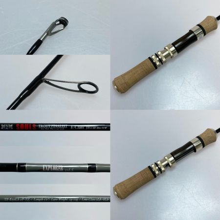  SOULS ソウルズ トラウトファイナリスト エクスプローラー TF-E50LS 2P-TZ ルアーロッド 程度B 袋付