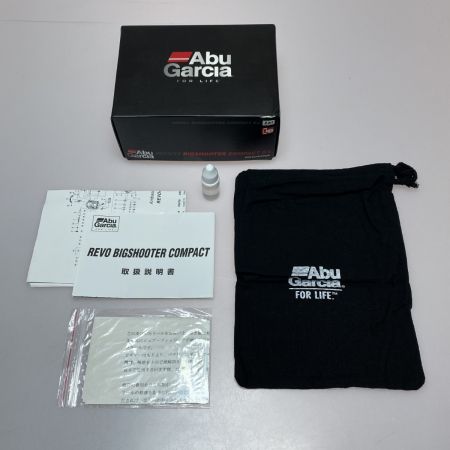  Abu Garcia アブガルシア ビッグシューターコンパクト8-L 左巻き REVO4 BC8-L ベイトリール 程度B 箱付