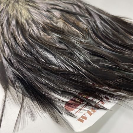  WHITING マーベリック コックデレオン  シルバーサドル ブラック ドライフライケープ