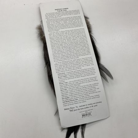  WHITING マーベリック コックデレオン  シルバーサドル ブラック ドライフライケープ