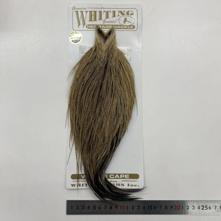  WHITING ヘリテージ ハックル ケープ ドライフライケープ