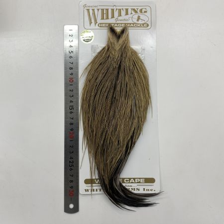  WHITING ヘリテージ ハックル ケープ ドライフライケープ