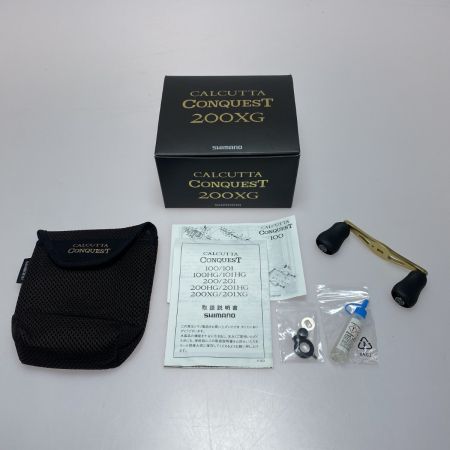  SHIMANO シマノ 22カルカッタコンクエスト 200XG 044402 ベイトリール 程度B 箱付