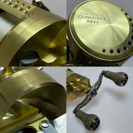  SHIMANO シマノ 23カルカッタコンクエストMD 300XG 045928 ベイトリール 程度B 箱付 純正ハンドル付