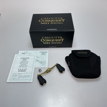  SHIMANO シマノ 23カルカッタコンクエストMD 300XG 045928 ベイトリール 程度B 箱付 純正ハンドル付