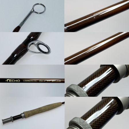  ECHO カーボンXL 590-4 #5 フライロッド ケース付 程度B