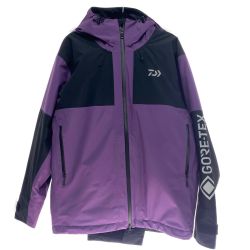 §§ DAIWA ダイワ DW-1924 GORE-TEX ゴアテックス バーサタイルウィンタースーツ L 防寒着 パープル×ブラック Bランク