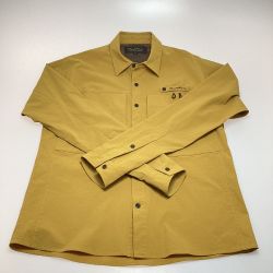 §§ CASKET 釣り用品 釣り服飾 CASKET SIZE M マスタード ラグランフィッシャー マスタード Bランク