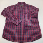  CASKET 釣り用品 釣り服飾 CASKET SIZE M ギンガムチェック スコッチタータンシャツ ギンガムチェック Bランク