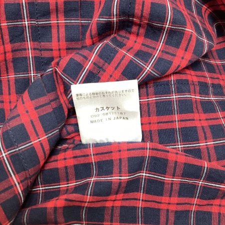  CASKET 釣り用品 釣り服飾 CASKET SIZE M ギンガムチェック スコッチタータンシャツ ギンガムチェック