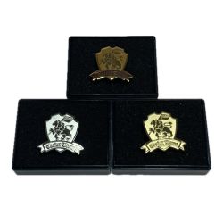 §§ CASKET ピンバッチ 3点セット Aランク