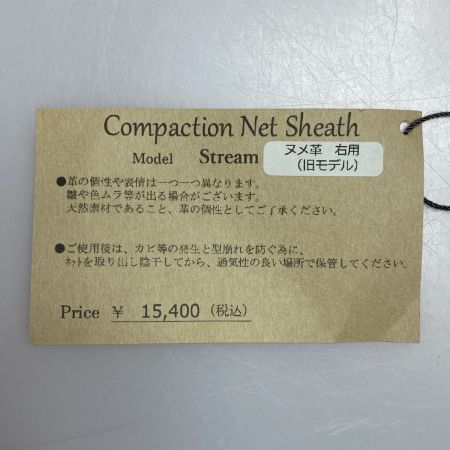  Nature&Art ランディングネット レザーケース 未使用品(S)