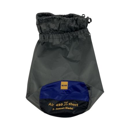 ISUKA ダウンシュラフ ISUKA Air 450 X short　-6℃～　800FP　約800g Air 450 X short ロイヤルブルー