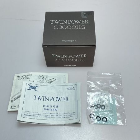  SHIMANO シマノ 11ツインパワー C3000HG 02697 スピニングリール 程度B 箱付