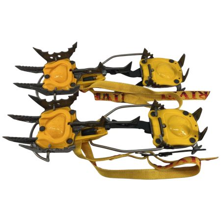 GRIVEL アイゼン GRIVEL G22　12本爪 ワンタッチ式 イエロー 収納袋付き