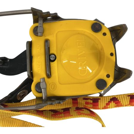 GRIVEL アイゼン GRIVEL G22　12本爪 ワンタッチ式 イエロー 収納袋付き