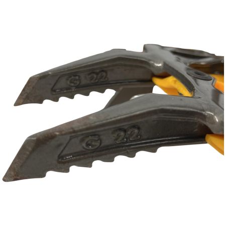 GRIVEL アイゼン GRIVEL G22　12本爪 ワンタッチ式 イエロー 収納袋付き