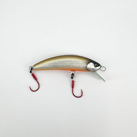  MOJO handmade works 45 ルアー ミノー 約5cm  渓流 ブラウン x オレンジ