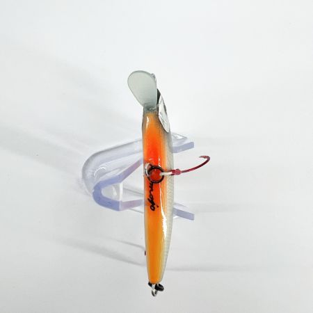  MOJO handmade works 45 ルアー ミノー 約5cm  渓流 ブラウン x オレンジ