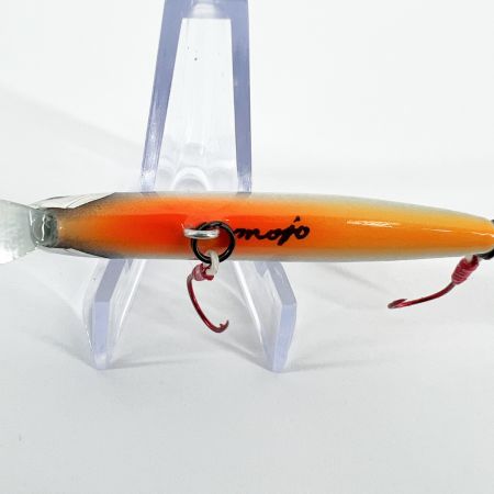  MOJO handmade works 45 ルアー ミノー 約5cm  渓流 ブラウン x オレンジ