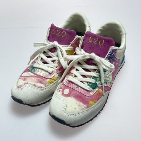  NEW BALANCE ニュー・バランス キャンバススニーカー SIZE 23cm 程度B ピンク