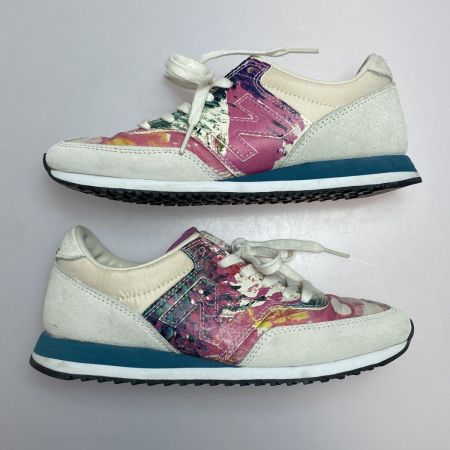  NEW BALANCE ニュー・バランス キャンバススニーカー SIZE 23cm 程度B ピンク