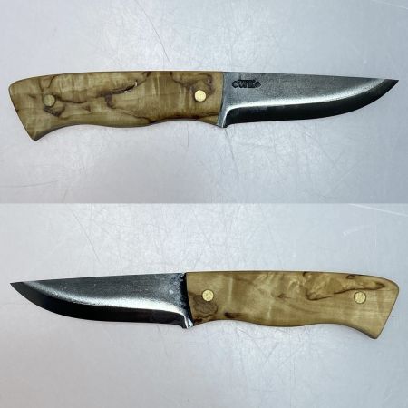  WINKLER KNIVES WK 木柄 レザーシース付 ナイフ 程度B