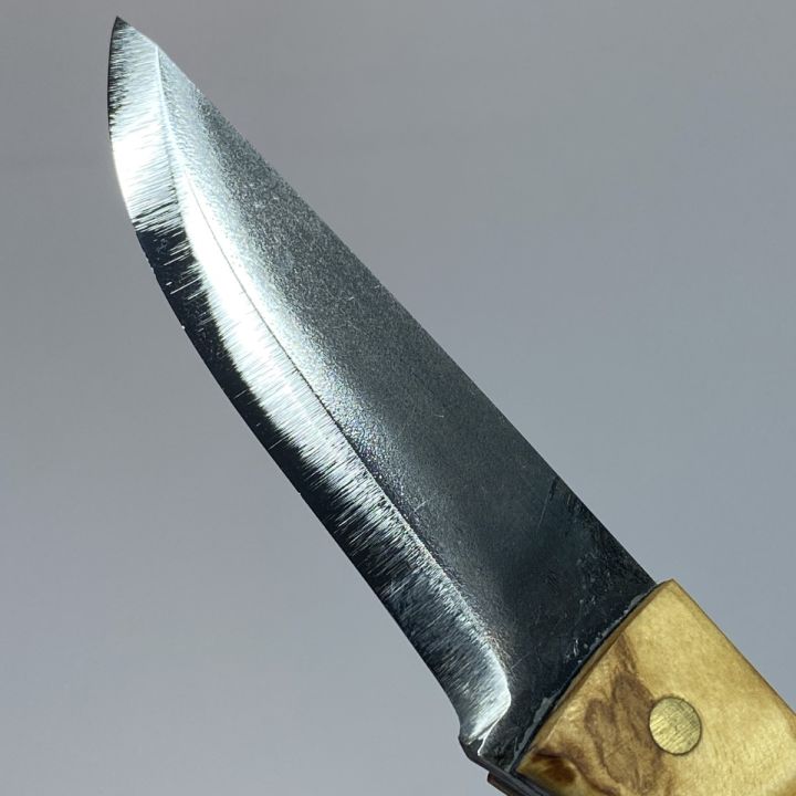 WINKLER KNIVES WK 木柄 レザーシース付 ナイフ 程度B - 中古