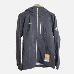 §§ MAMMUT マムート スノーボードウェア(ジャケット) SIZE M 程度A ｽﾄｰﾆｰHS ブラック Aランク
