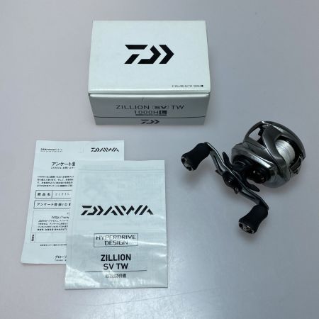  DAIWA ダイワ 21ジリオン SV TW 1000HL 左巻き 00630216 ベイトリール 程度AB