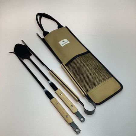  snowpeak スノーピーク アウトドア アウトドア雑貨 焚き火ツールセット snowpeak 程度A