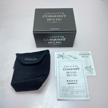  SHIMANO シマノ 23カルカッタコンクエストBFS HG 045690 ベイトリール 程度B 箱付