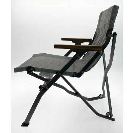  snowpeak スノーピーク 65周年限定ローチェアショートメランジグレー LV-09 アウトドアチェア 程度A