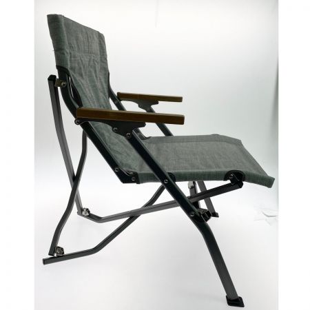  snowpeak スノーピーク 65周年限定ローチェアショートメランジグレー LV-09 アウトドアチェア 程度A