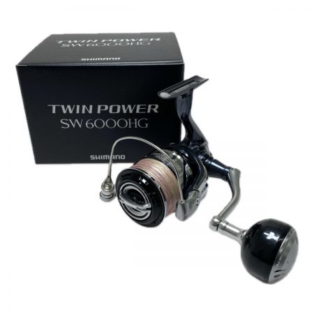 SHIMANO シマノ 21ツインパワーSW 6000HG 04225 スピニングリール 程度BC ボディ傷有