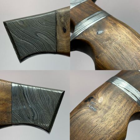  KNIFE KING ダマスカス鋼 サバイバルナイフ 程度B