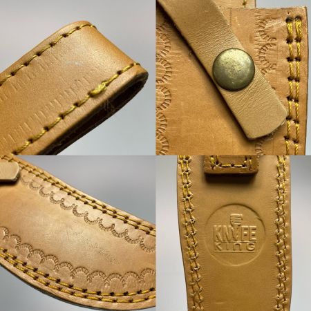  KNIFE KING ダマスカス鋼 サバイバルナイフ 程度B