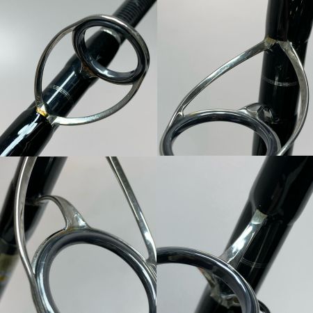  PALMS パームス サーフスターJカスタム ガイドクラック、茶サビ軽、グリップテカリ SFAJS-98X4H ルアーロッド 程度BC