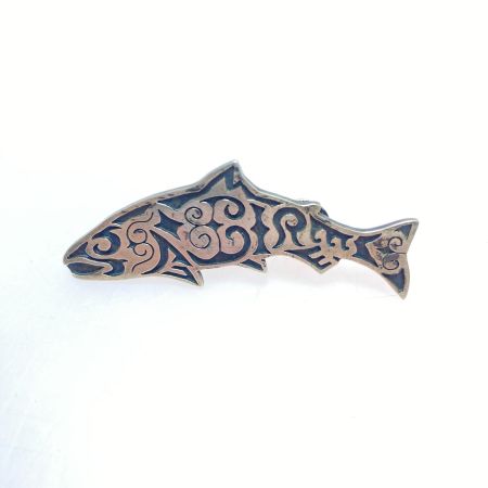  M-AIRE Mアイレ シルバーピンバッチ 程度B