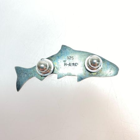  M-AIRE Mアイレ シルバーピンバッチ 程度B