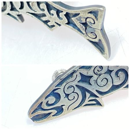  M-AIRE Mアイレ シルバーピンバッチ 程度B