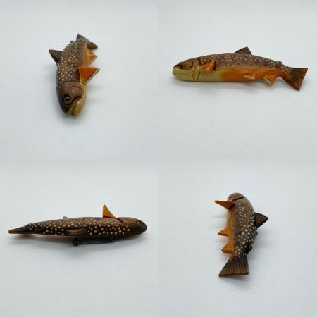  T-CRAFT オショロコマ ブローチ 程度AB