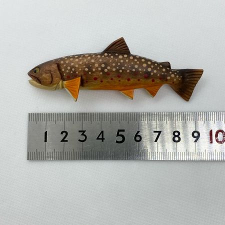  T-CRAFT オショロコマ ブローチ 程度AB