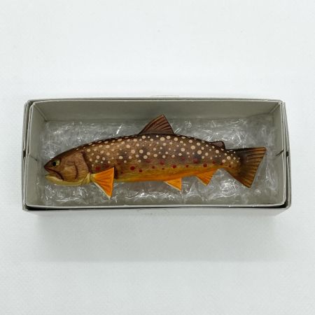  T-CRAFT オショロコマ ブローチ 程度AB